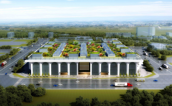 北京新发地批发市场蔬菜交易大厅(图1)